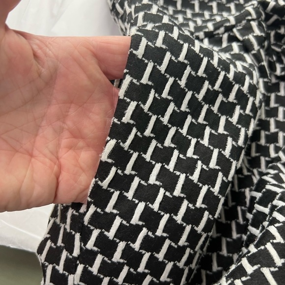 Maurices Midi Dress XXL Black & White Work Dress Flattering Pockets (1555) - Picture 5 of 12